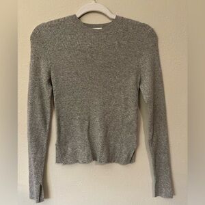 Abercrombie & Fitch Gray Long Sleeve Sweater | Knit Top